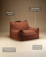 WIGIWAMA-Fauteuil Club - Warm Hazel