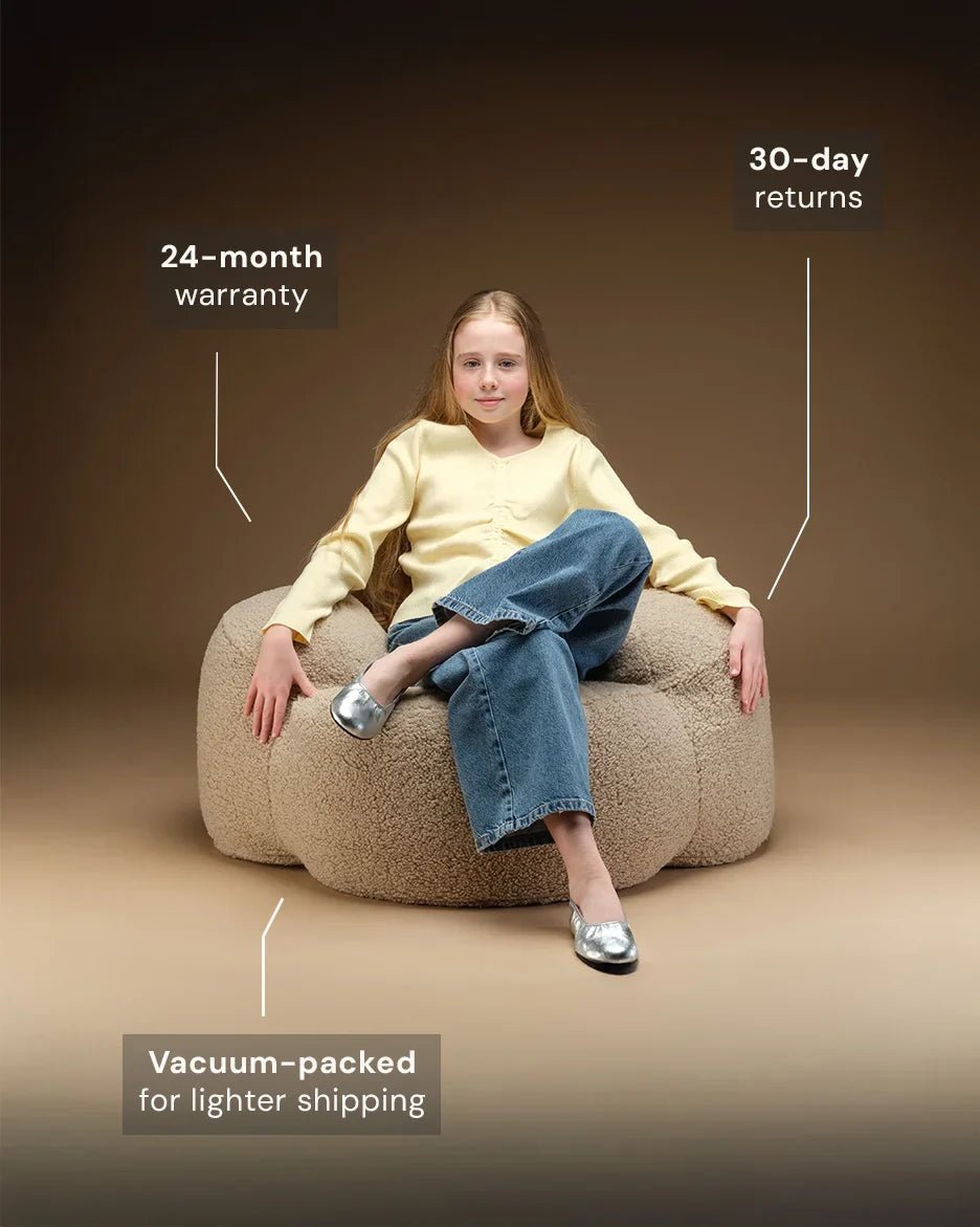 WIGIWAMA-Fauteuil Momo - Biscuit