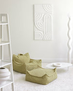 WIGIWAMA - Fauteuil Pouf Molletonné - Matcha