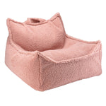 WIGIWAMA - Fauteuil Pouf Molletonné - Rose Goyave