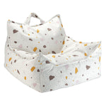 WIGIWAMA - Fauteuil Pouf Terrazzo - Marbre