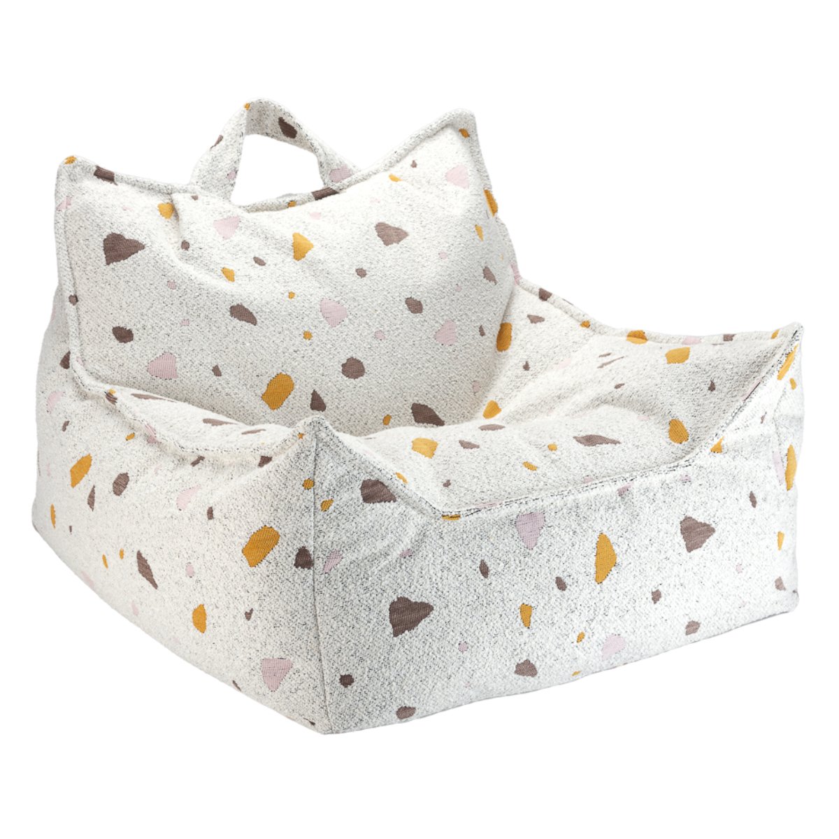 WIGIWAMA - Fauteuil Pouf Terrazzo - Marbre