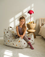 WIGIWAMA - Fauteuil Pouf Terrazzo - Marbre