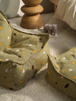 WIGIWAMA - Fauteuil Pouf Terrazzo - Mousse