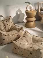 WIGIWAMA - Fauteuil Pouf Terrazzo - Sable