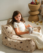 WIGIWAMA - Fauteuil Pouf Terrazzo - Sable