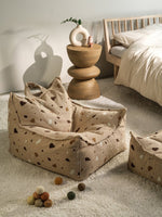 WIGIWAMA - Fauteuil Pouf Terrazzo - Sable