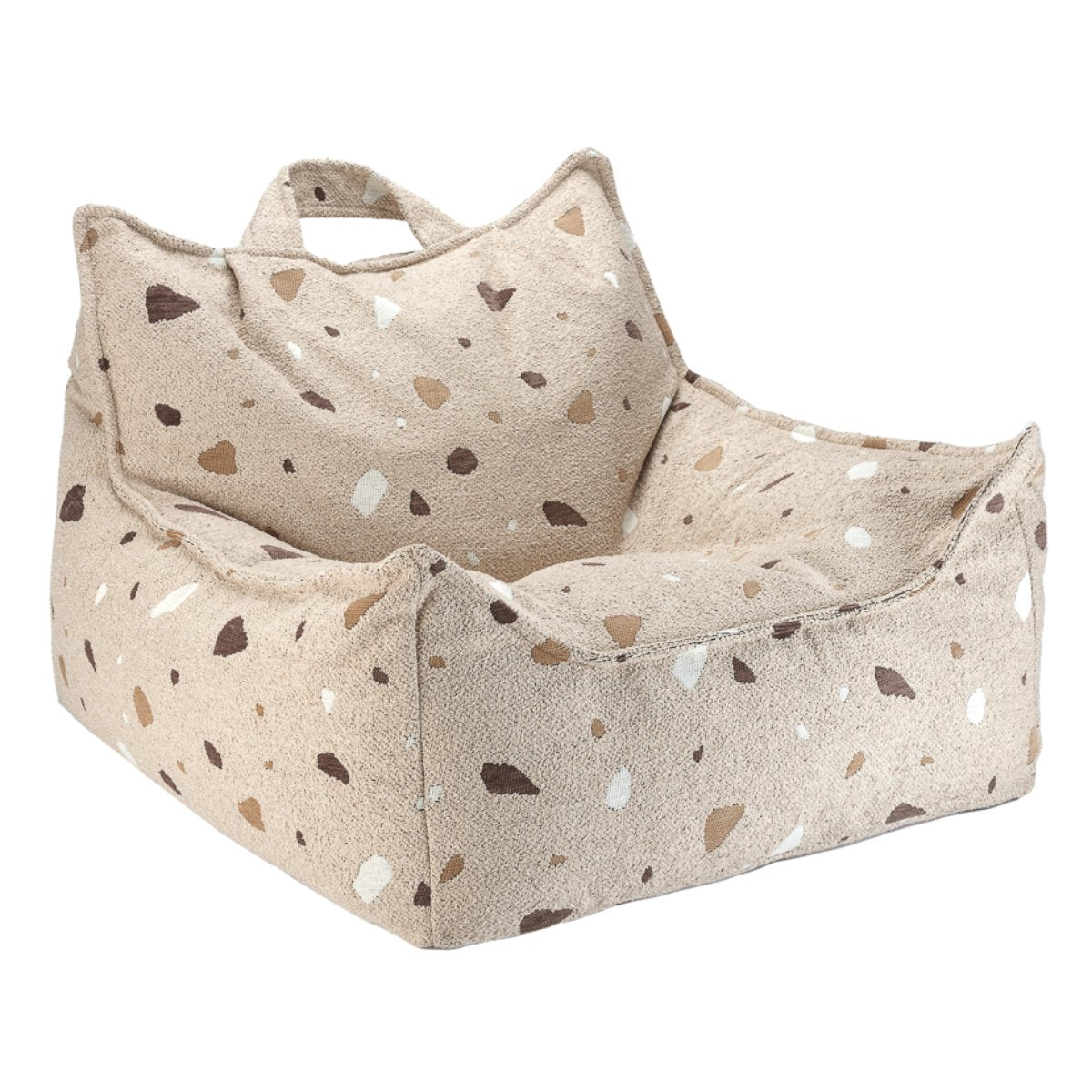 WIGIWAMA - Fauteuil Pouf Terrazzo - Sable