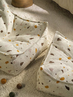 WIGIWAMA - Pouf Carré Terrazzo - Marbre