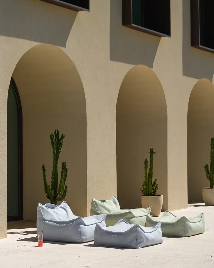 WIGIWAMA - Pouf D'extérieur Azure