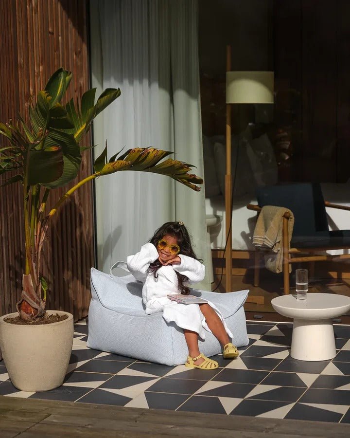 WIGIWAMA - Pouf D'extérieur Azure