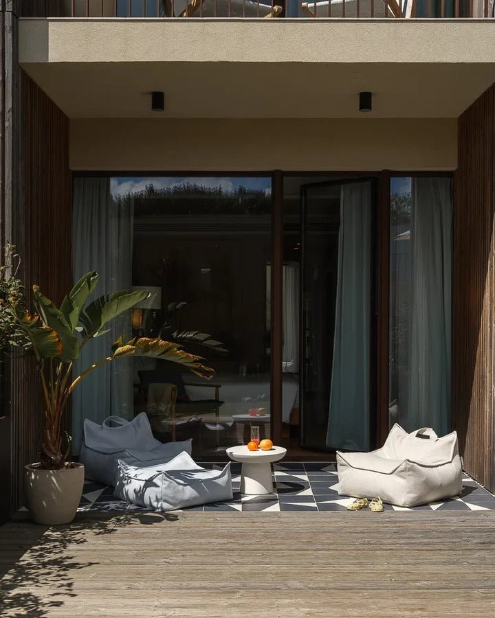 WIGIWAMA - Pouf D'extérieur Azure