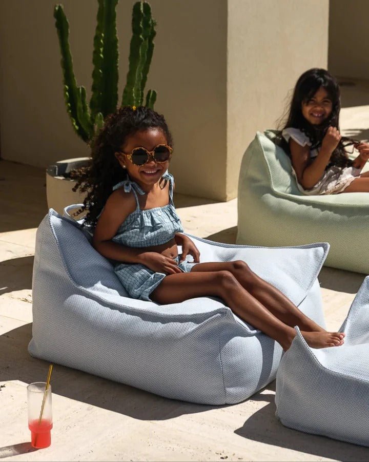 WIGIWAMA - Pouf D'extérieur Azure