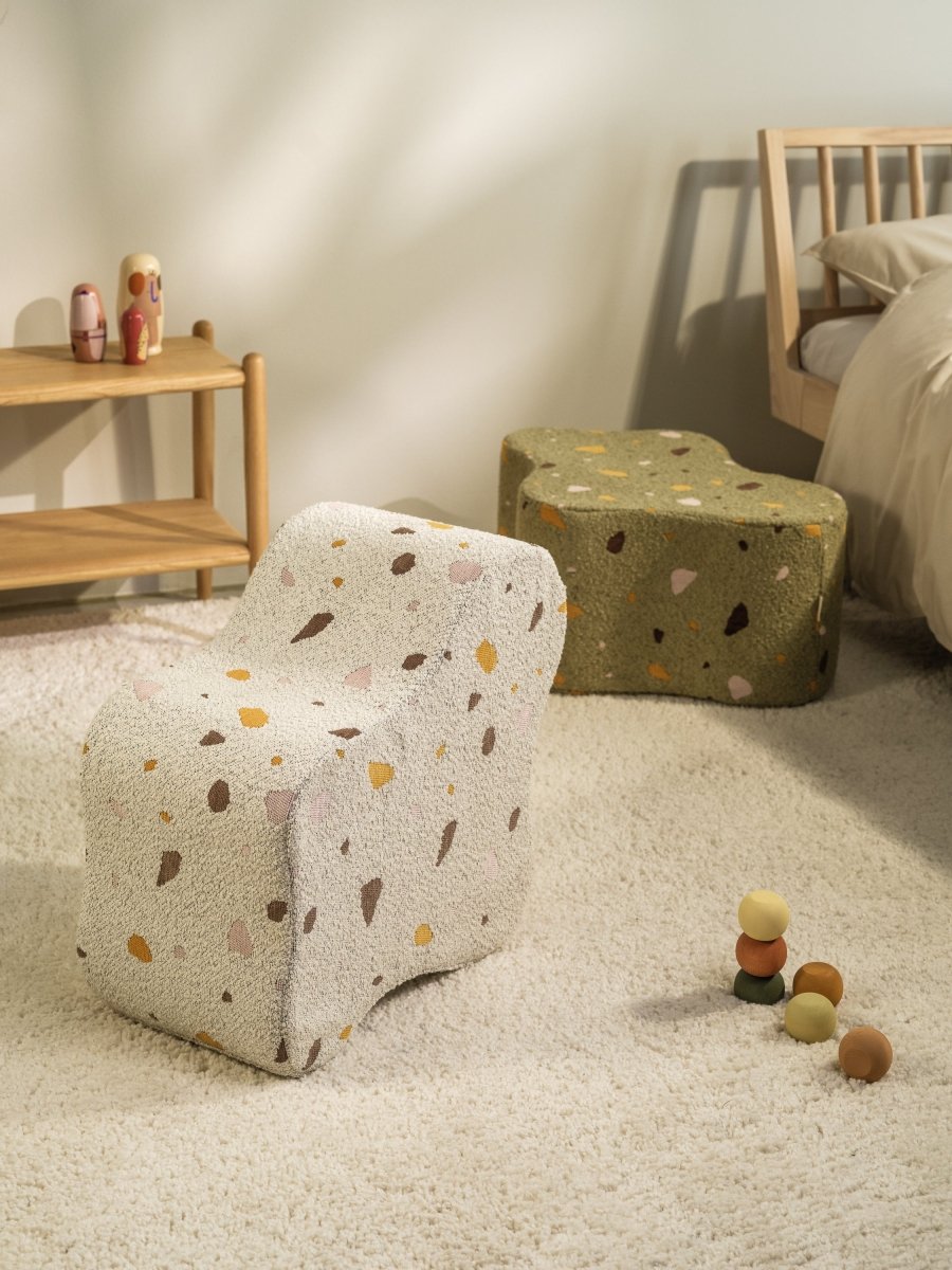 WIGIWAMA - Pouf Nuage Terrazzo - Marbre