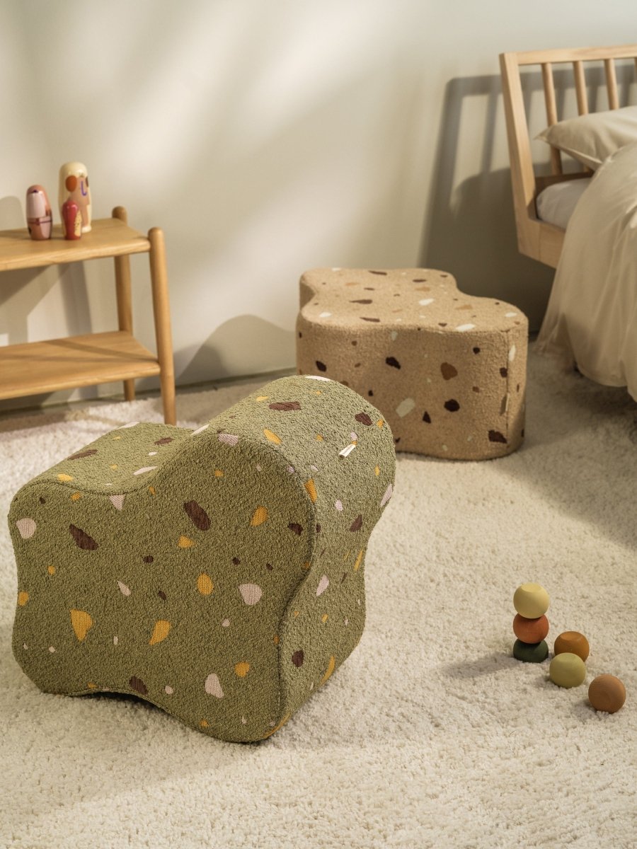 WIGIWAMA - Pouf Nuage Terrazzo - Mousse
