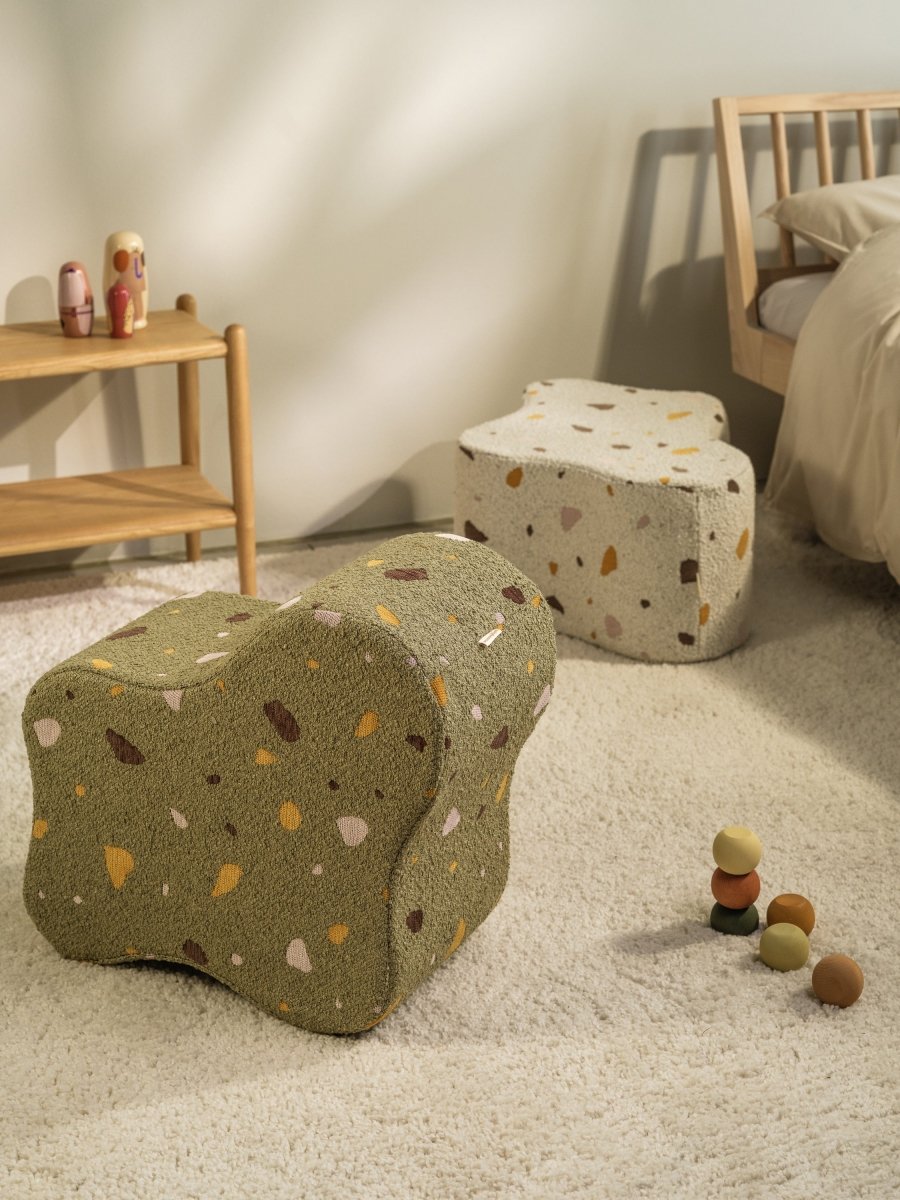 WIGIWAMA - Pouf Nuage Terrazzo - Mousse