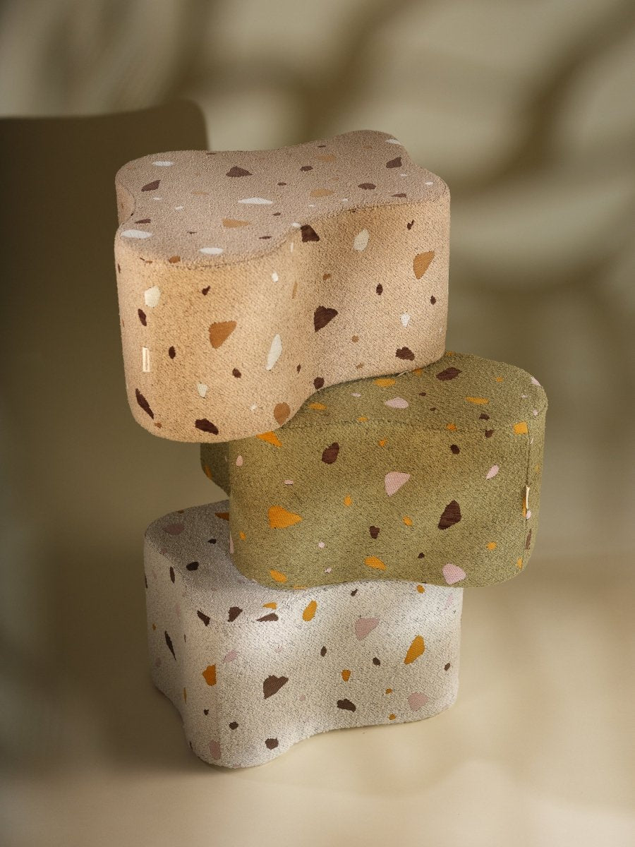 WIGIWAMA - Pouf Nuage Terrazzo - Mousse