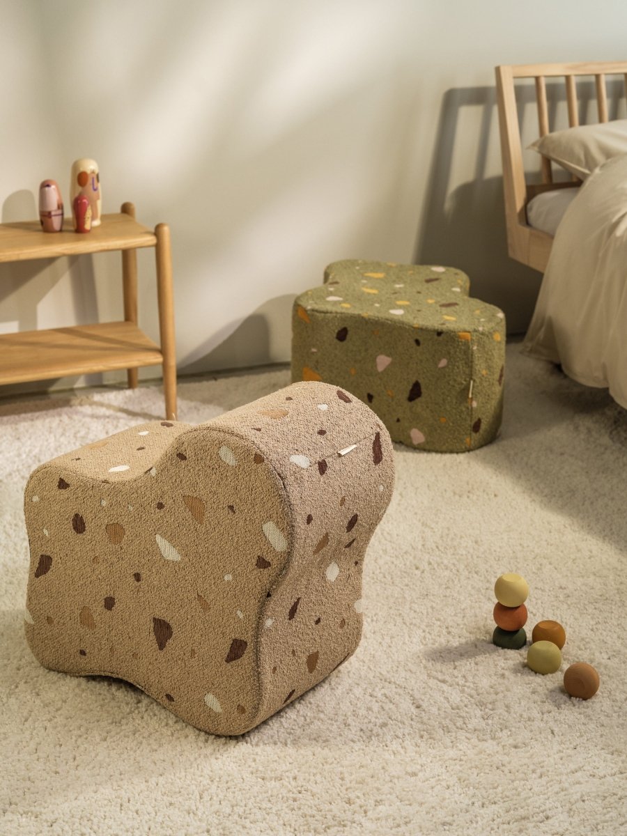 WIGIWAMA - Pouf Nuage Terrazzo - Mousse