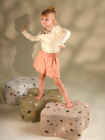 WIGIWAMA - Pouf Nuage Terrazzo - Mousse