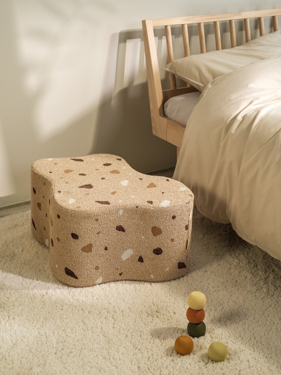 WIGIWAMA - Pouf Nuage Terrazzo - Sable