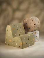 WIGIWAMA - Pouf Terrazzo - Marbre