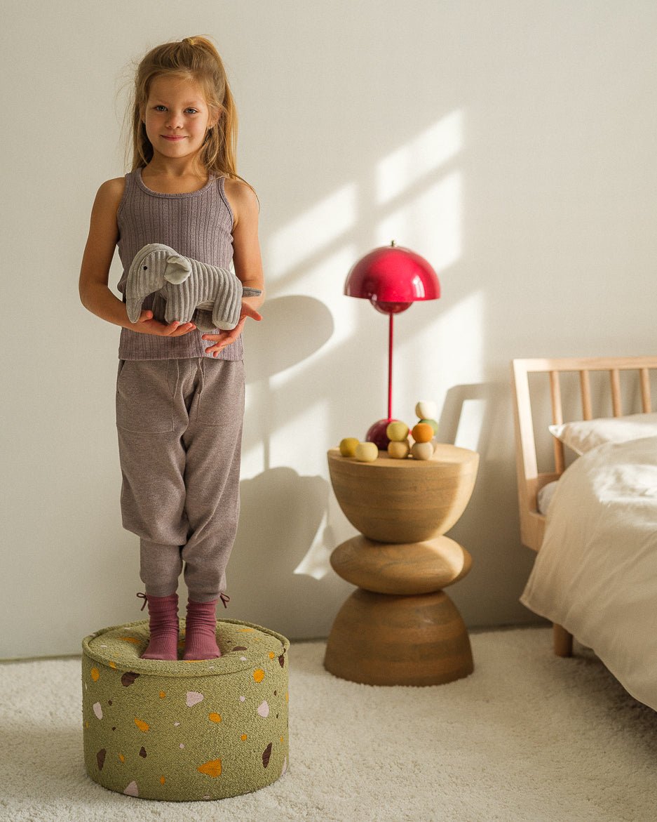 WIGIWAMA - Pouf Terrazzo - Mousse