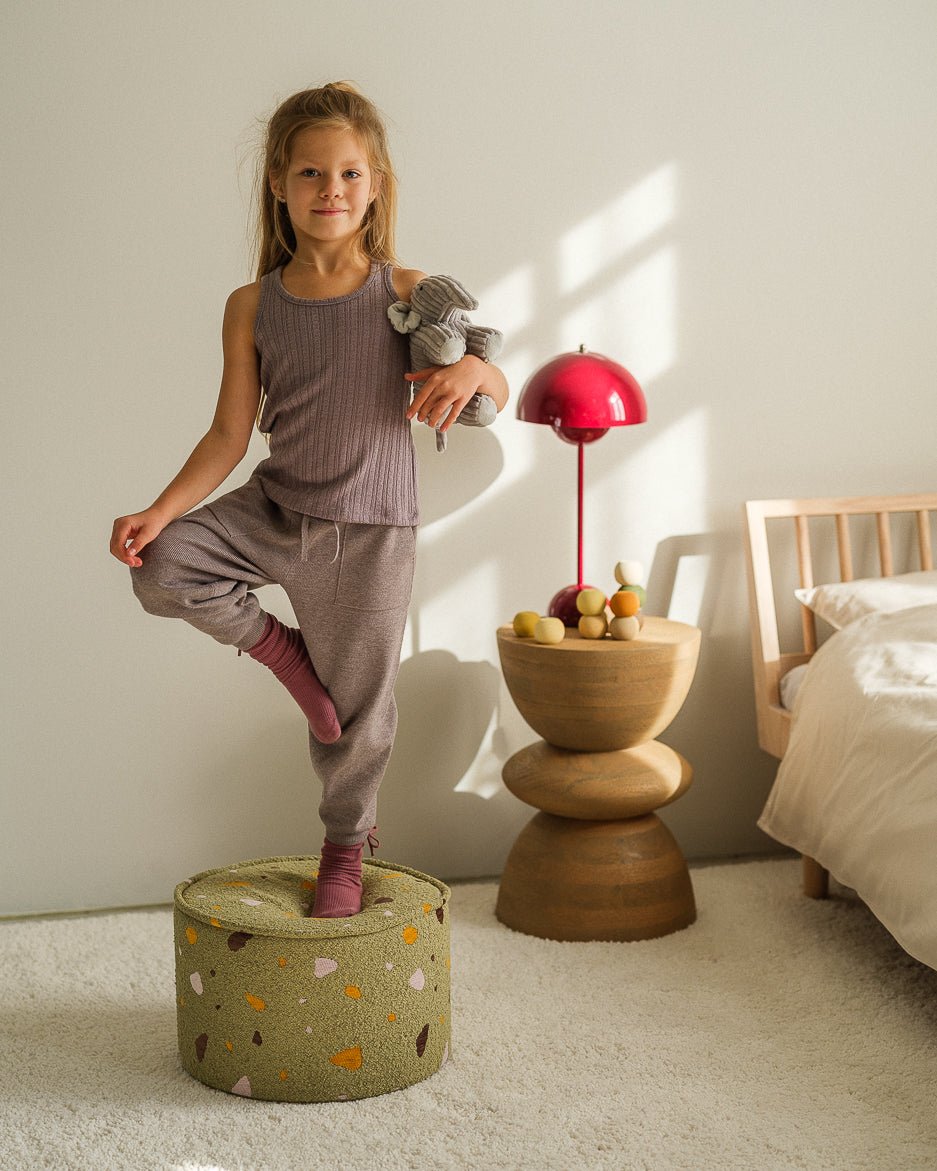 WIGIWAMA - Pouf Terrazzo - Mousse