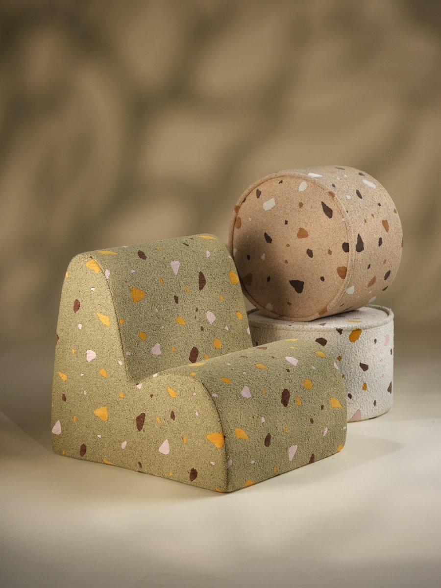 WIGIWAMA - Pouf Terrazzo - Sable