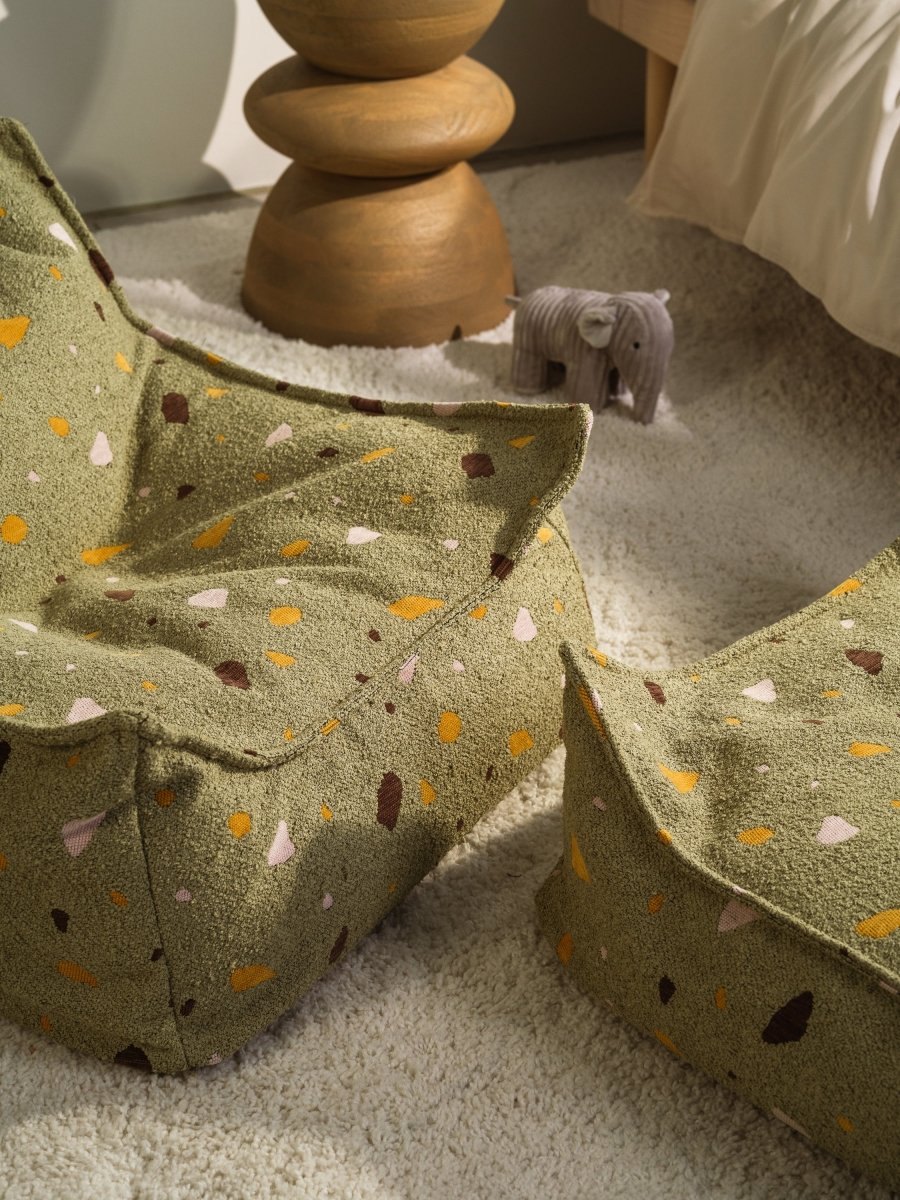 WIGIWAMA - Repose - pieds Carré Terrazzo - Mousse