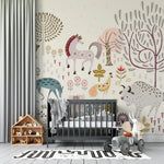 MUNKS & ME - Papier Peint Chambre Enfant Folklore Des Bois