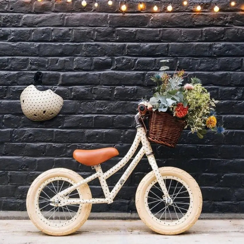 BANWOOD - Casque Vélo Bonton Creme