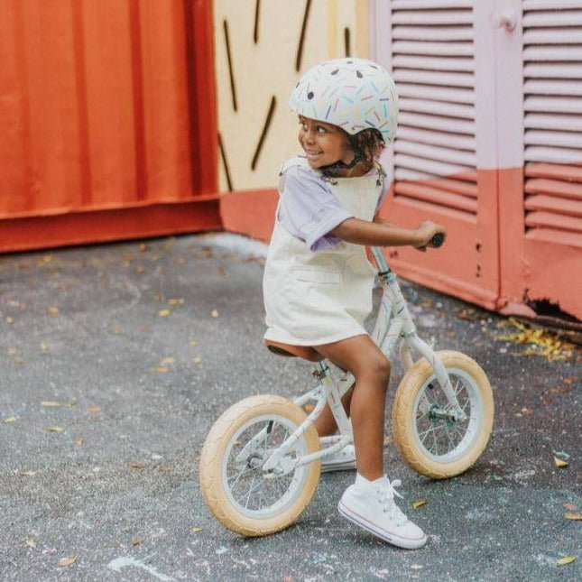 Casque vélo enfant blanc Banwood