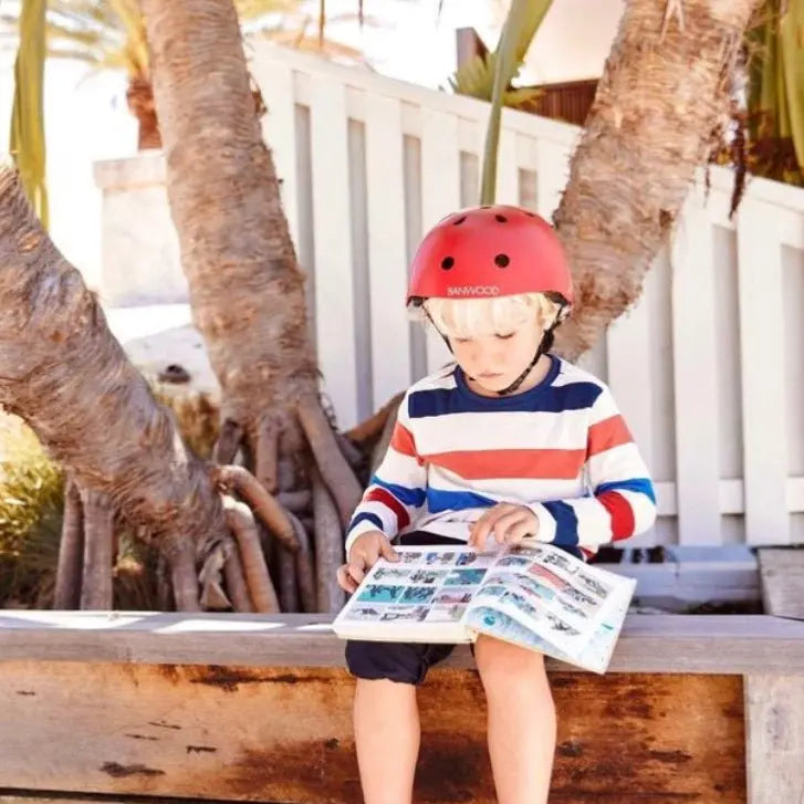 BANWOOD - Casque Vélo Rouge