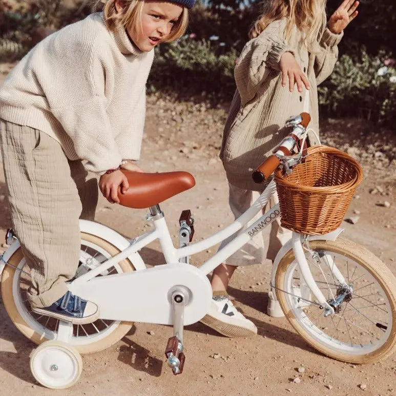 BANWOOD - Vélo Enfant 16" Blanc