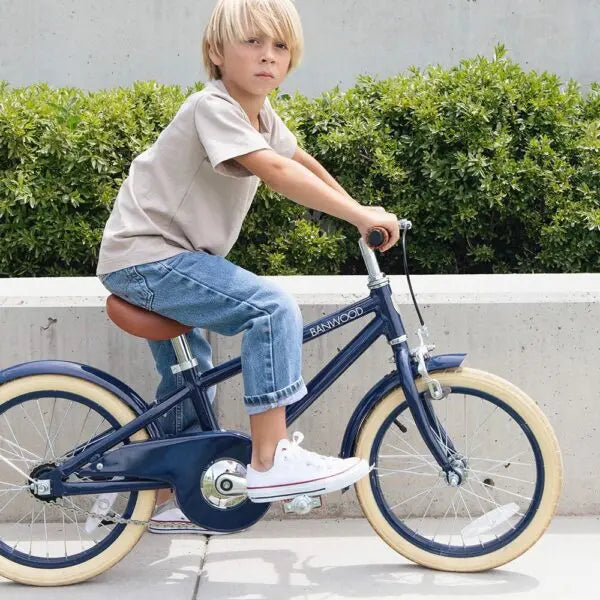 BANWOOD - Vélo Enfant 16" Bleu Marine