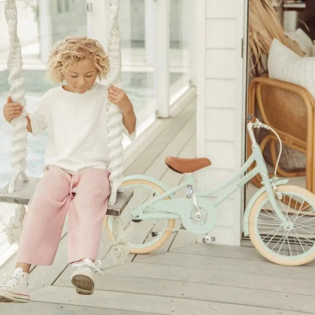 BANWOOD-Vélo Enfant 16" Vert Menthe-Les Petits