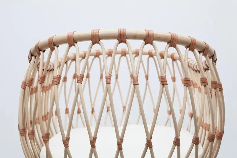 BERMBACH HANDCRAFTED - Lit Bébé Et Matelas En Rotin Emil