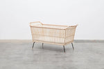 BERMBACH HANDCRAFTED - Lit Bébé Et Matelas En Rotin Frederick