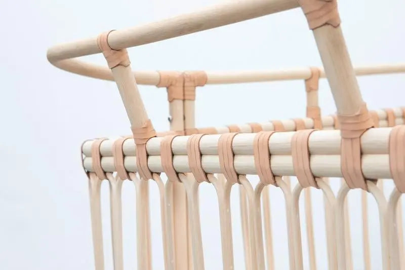 BERMBACH HANDCRAFTED - Lit Bébé Et Matelas Paul Rattan Evolutive