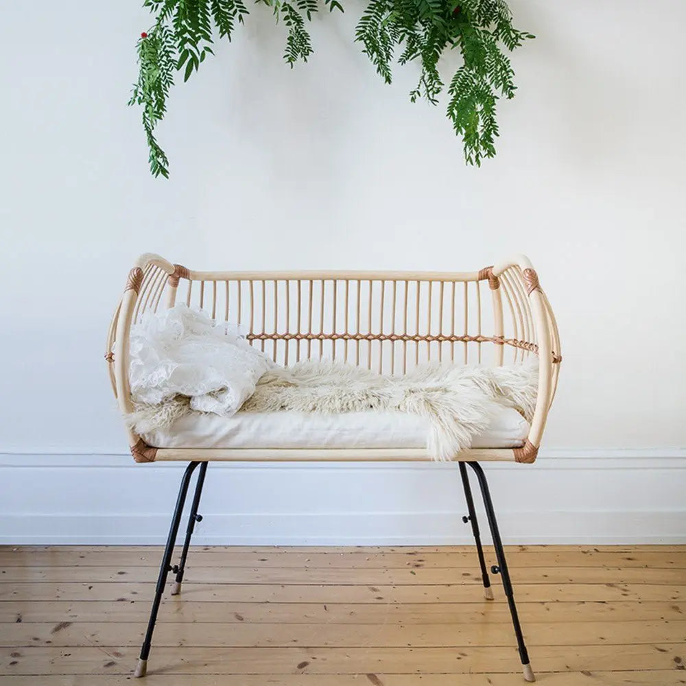 BERMBACH HANDCRAFTED - Lit Cododo Et Matelas En Rotin Martha