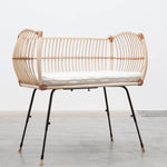 BERMBACH HANDCRAFTED - Lit Cododo Et Matelas En Rotin Martha