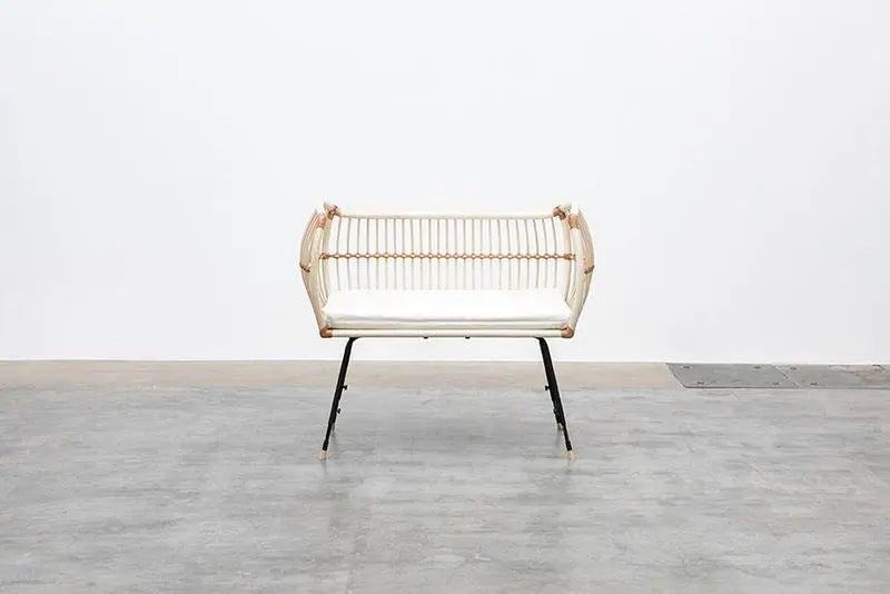 BERMBACH HANDCRAFTED - Lit Cododo Et Matelas En Rotin Martha