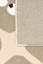 BLEUU - STUDIO - Tapis Enfant Bidules Beige 100 x 130 Cm