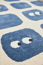 BLEUU - STUDIO - Tapis Enfant Bidules Marine 100 x 130 Cm