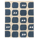 BLEUU - STUDIO - Tapis Enfant Bidules Marine 100 x 130 Cm