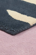 BLEUU - STUDIO - Tapis Enfant Elephant Marine 120 x 170 Cm