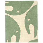 BLEUU - STUDIO - Tapis Enfant Elephant Vert 100 x 130 Cm