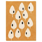 BLEUU - STUDIO - Tapis Enfant Forêt Abricot 100 x 130 Cm