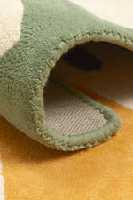 BLEUU - STUDIO - Tapis Enfant Forêt Abricot 100 x 130 Cm