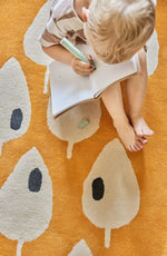 BLEUU - STUDIO - Tapis Enfant Forêt Abricot 120 x 170 Cm